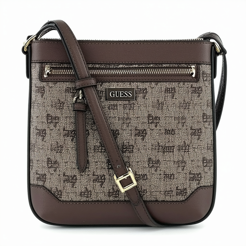 GUESS Maddy Crossbody Brown/Blue One Size