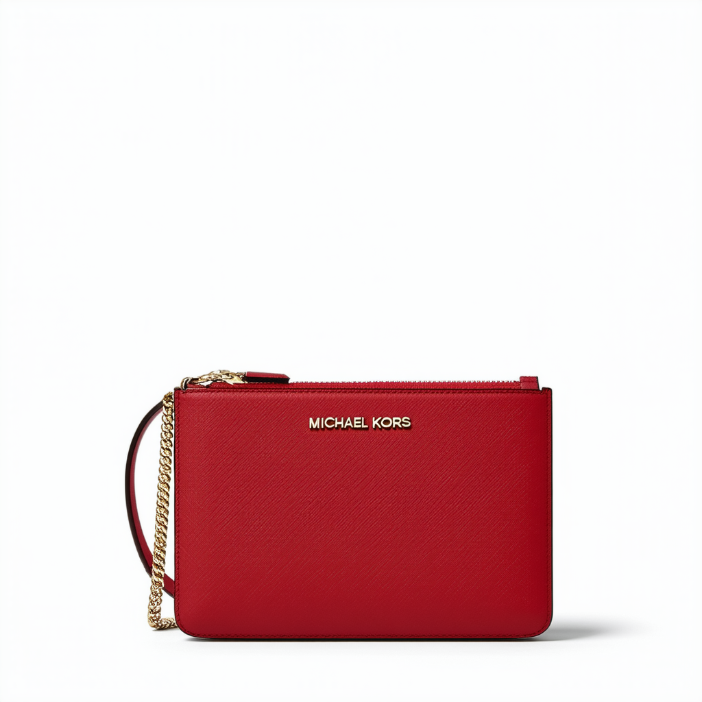 Michael Kors Jet Set Travel Medium Pouchette Crossbody Bag