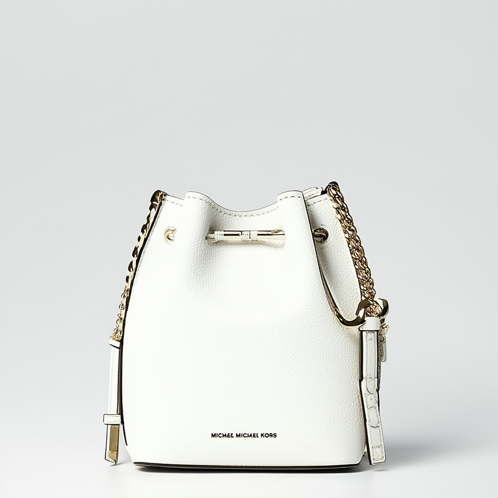 MICHAEL Michael Kors Camden Drawstring Crossbody,Optic White