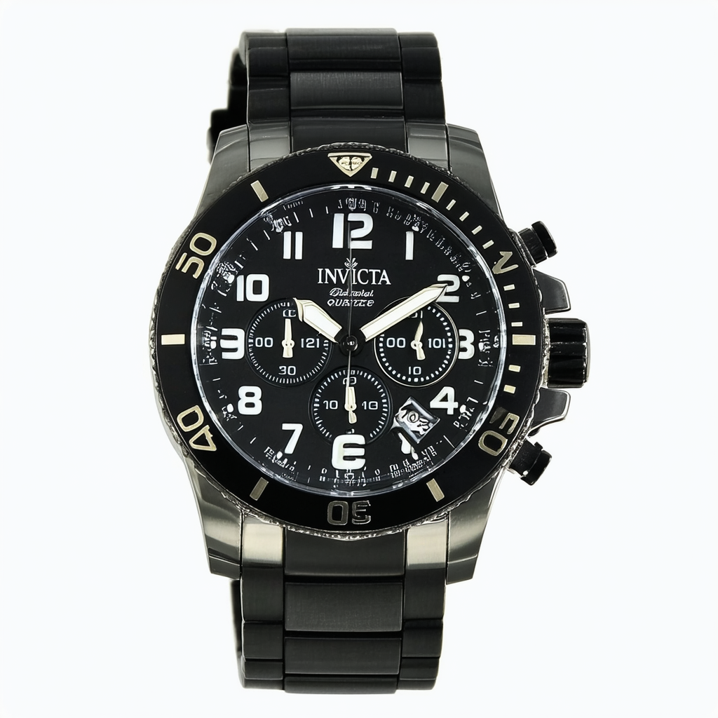 Invicta Men's 11381 Specialty Analog Display Japanese Quartz Black Watch