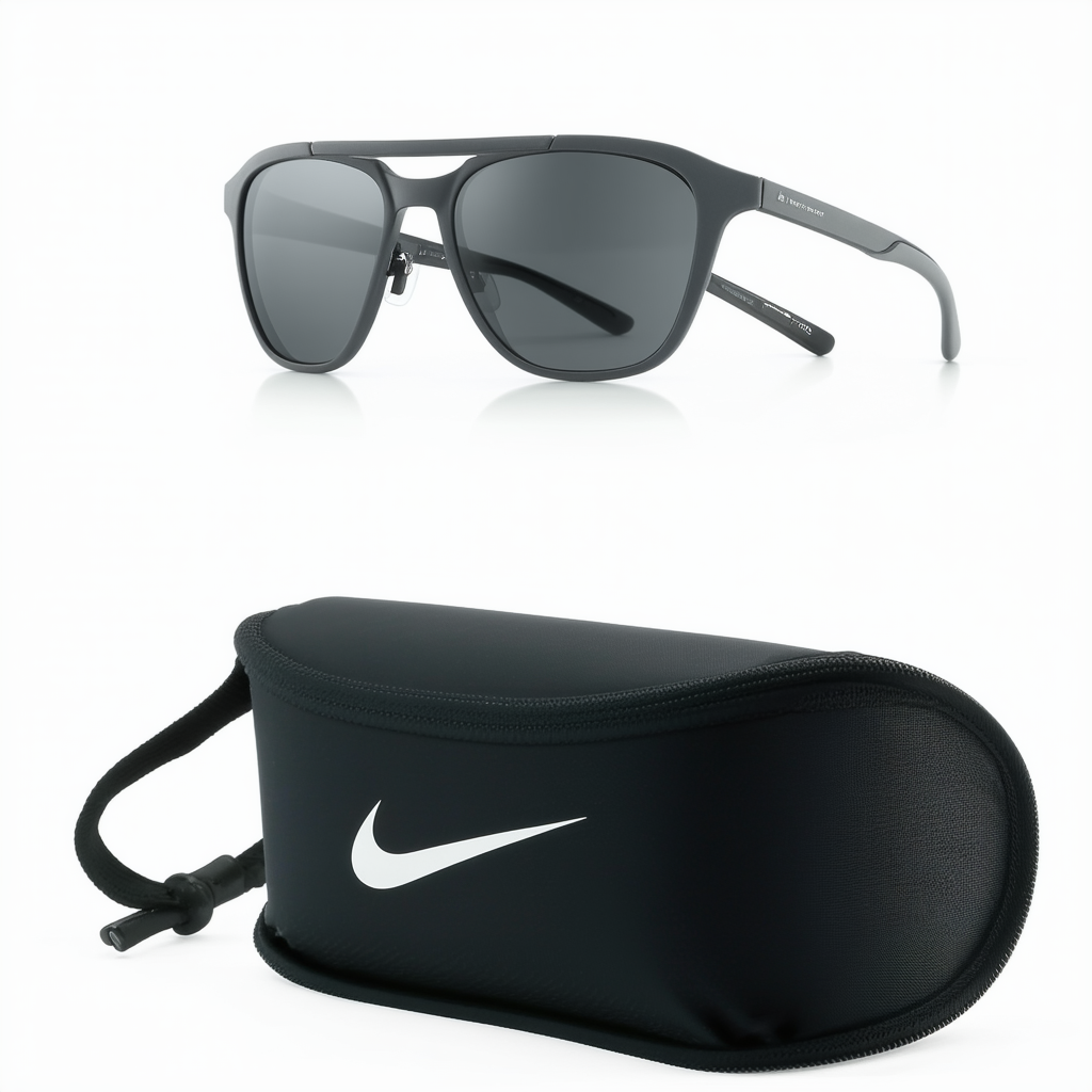 Nike Emergent P Sunglasses, Gunmetal/Black, Grey Max Polarized Lens