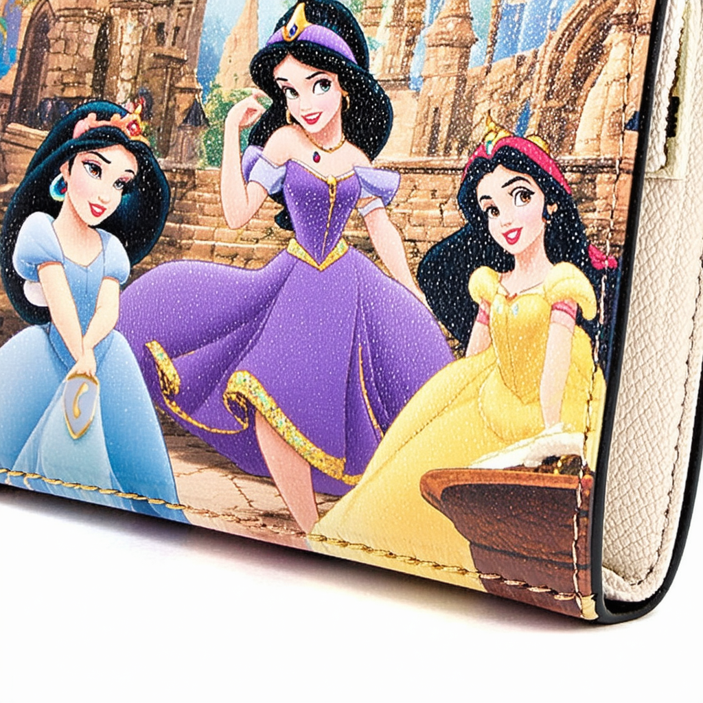 Loungefly Disney Aladdin Princess Scenes Zip Around Wallet