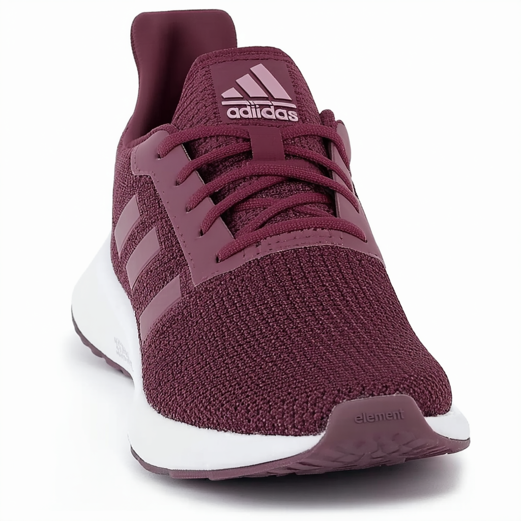 adidas Women's Element Race Running Shoe, Mystery Ruby/White/Trace Maroon, 5 M US