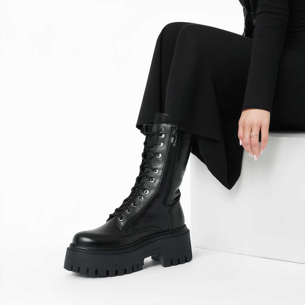 Calvin Klein Women's Arabel2 Combat Boot