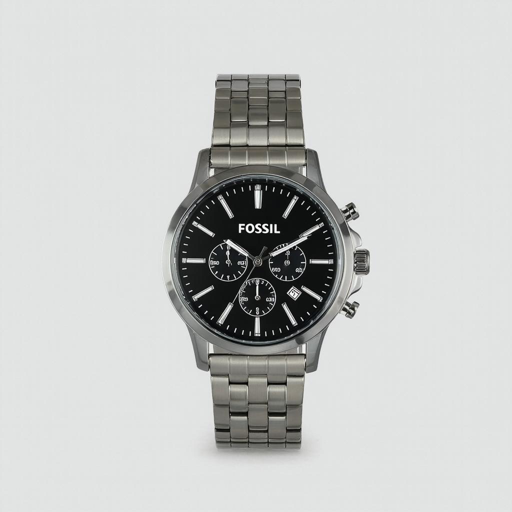 Fossil Unisex CH2801 Stainless Steel Analog Black Dial Watch