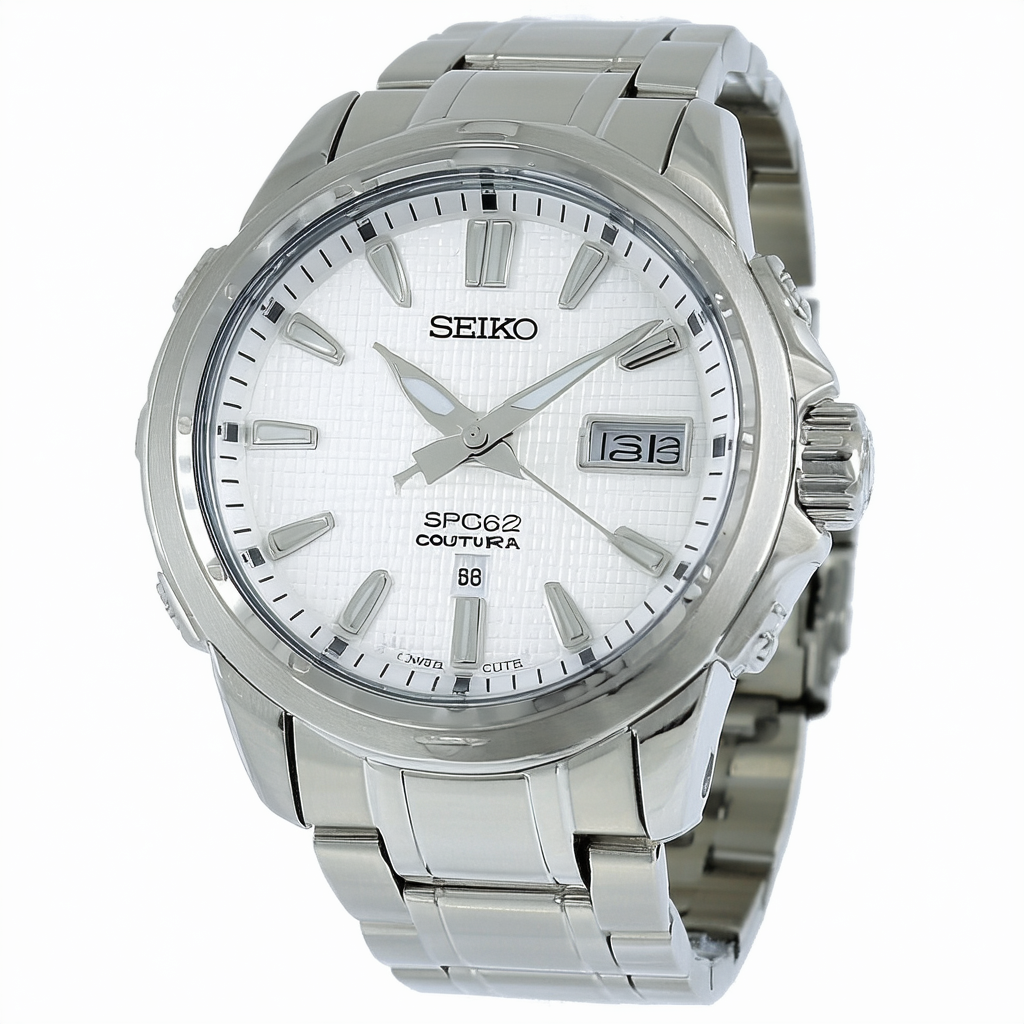 Seiko Men's SPC062 Coutura White Dial Watch