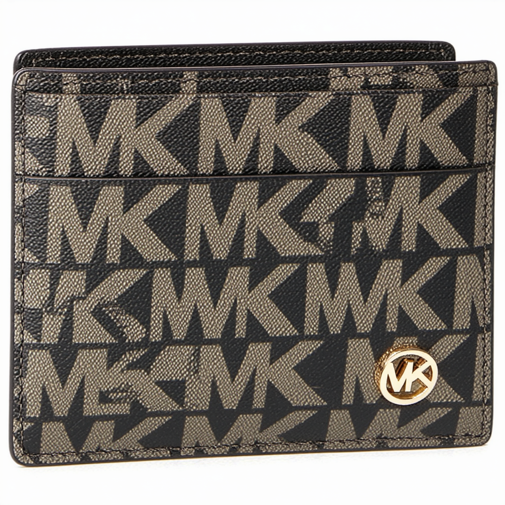Michael Kors Jet Set Signature Logo Print Wallet