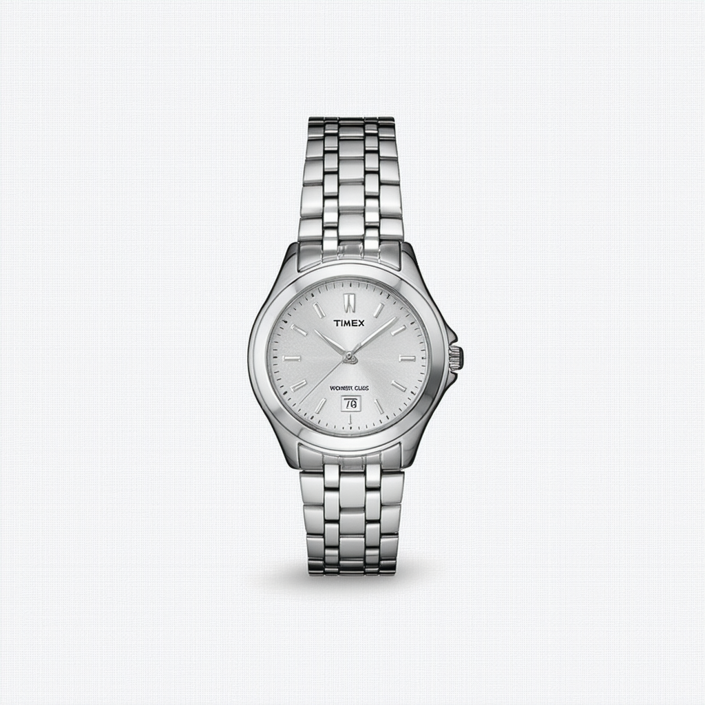 Timex Women's T2P2009J Elevated Classics Dress Silver-Tone Bracelet Watch