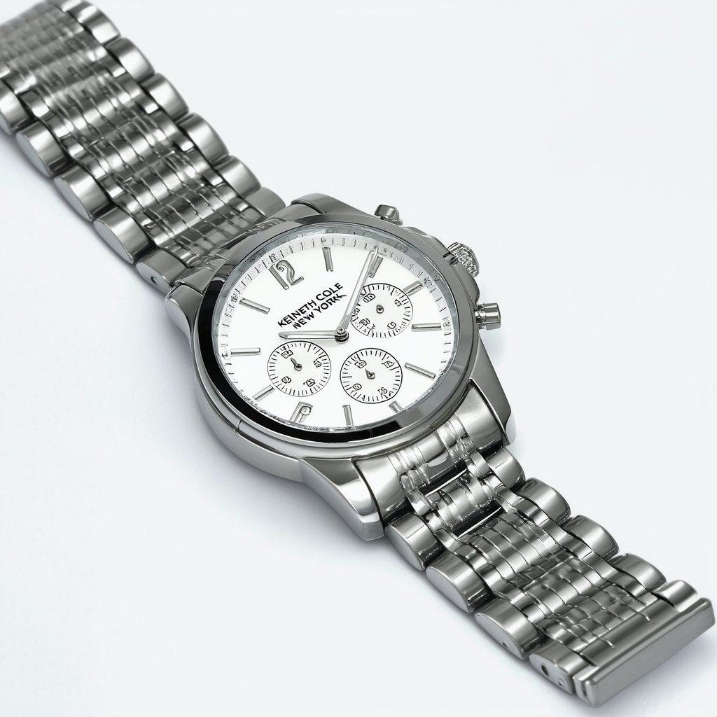 Kenneth Cole New York Bracelet Silver-white Dial Men's watch #KC3913