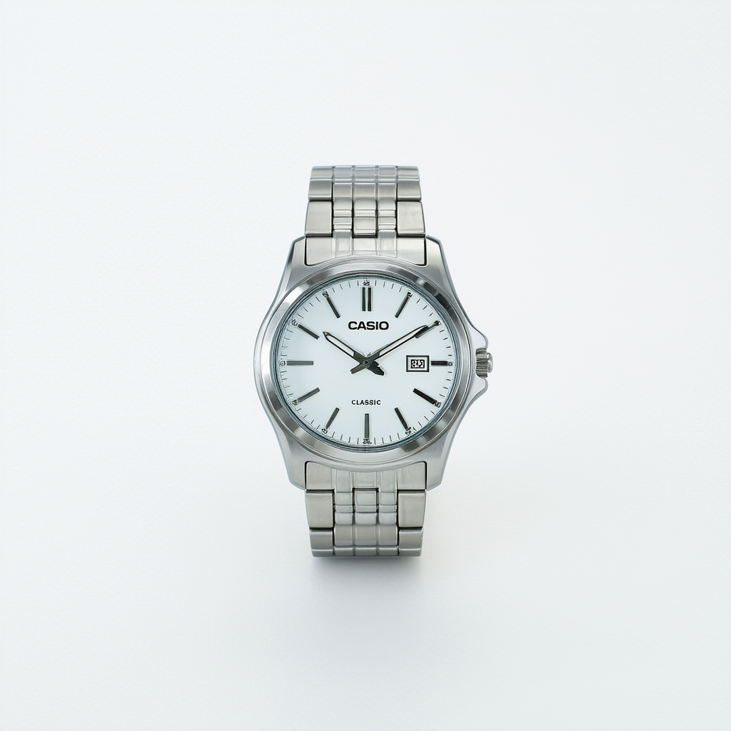 Casio Classic Silver Watch MTP1308D-1A