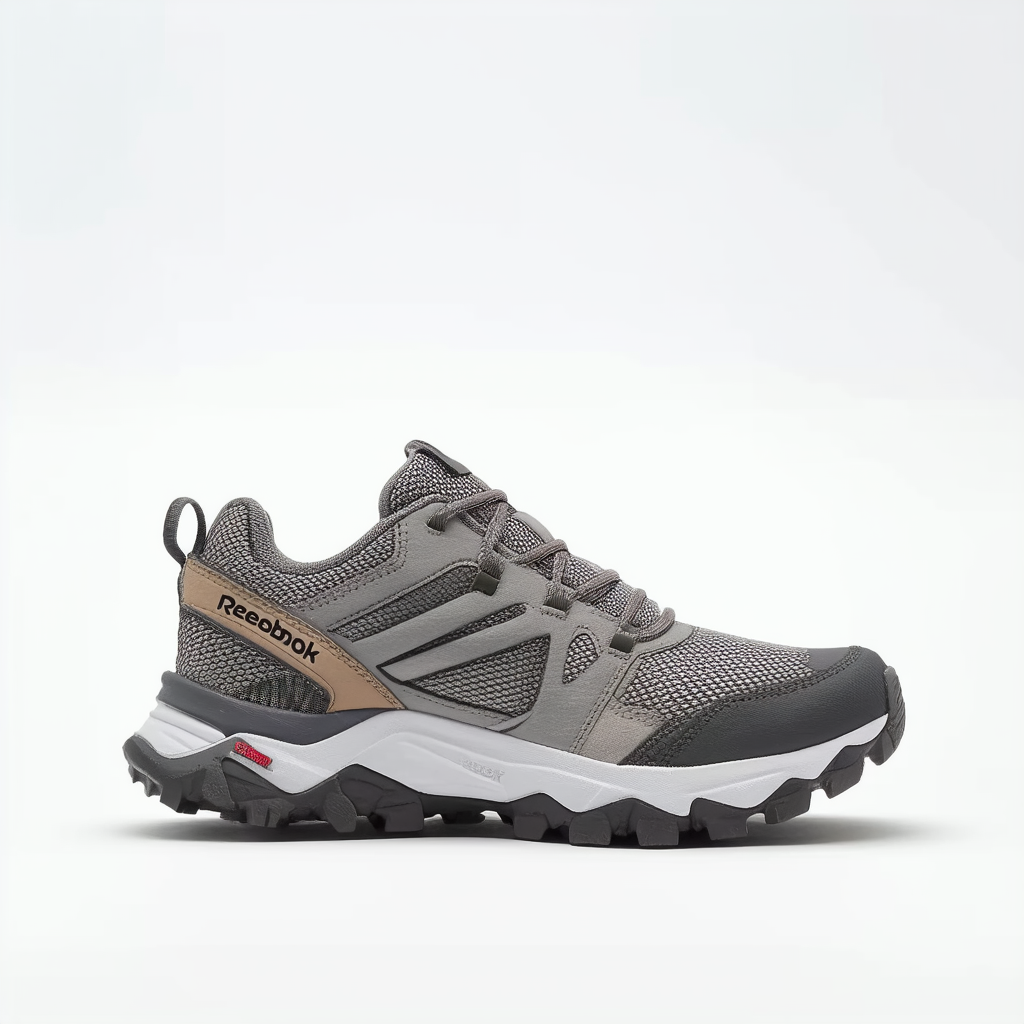 Reebok Women's Ridgerider Trail 3.0 Sneaker, Powder Grey/Smoky Taupe/Urban Grey/Desert dust, 6 M US