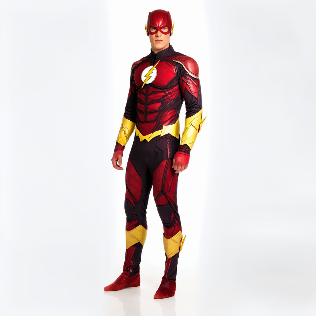 Rubie's Costume Co. Men's Justice League Deluxe Flash Costume