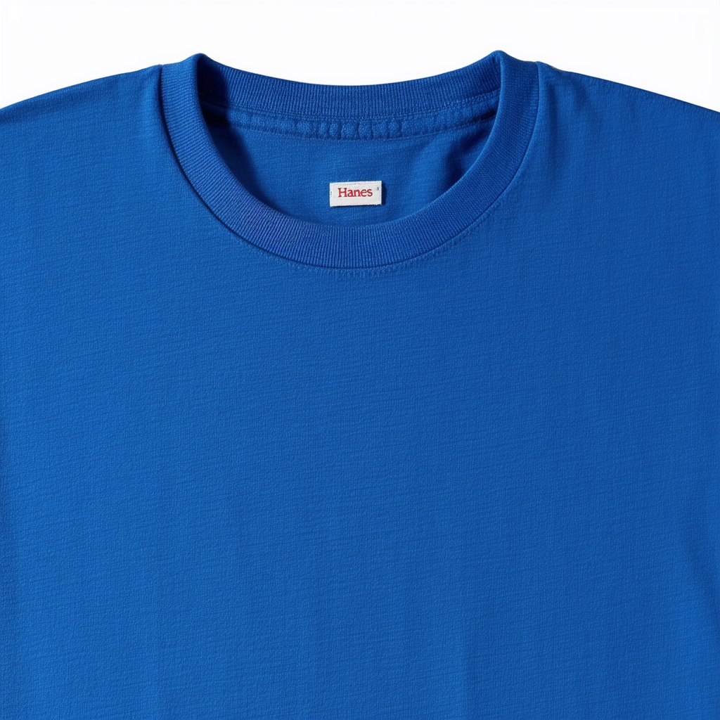 Hanes - 6 oz. Tagless T-Shirt >> M,DENIM BLUE