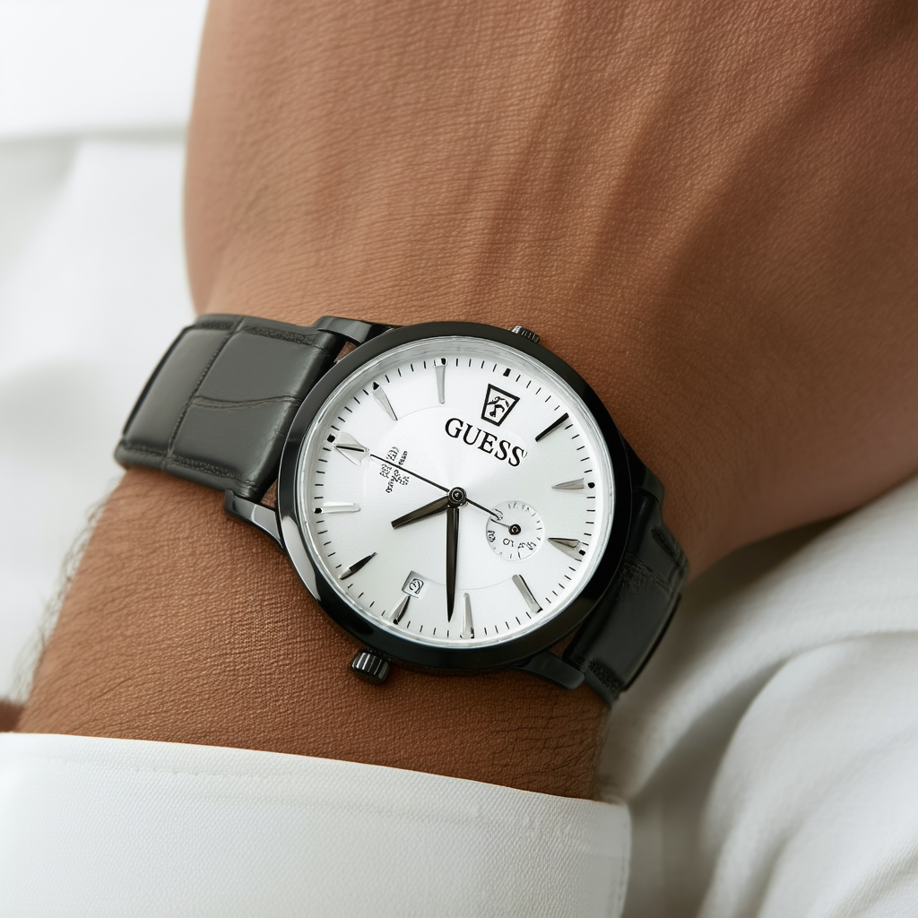 GUESS Status In-the-Round Hyperactive Watch