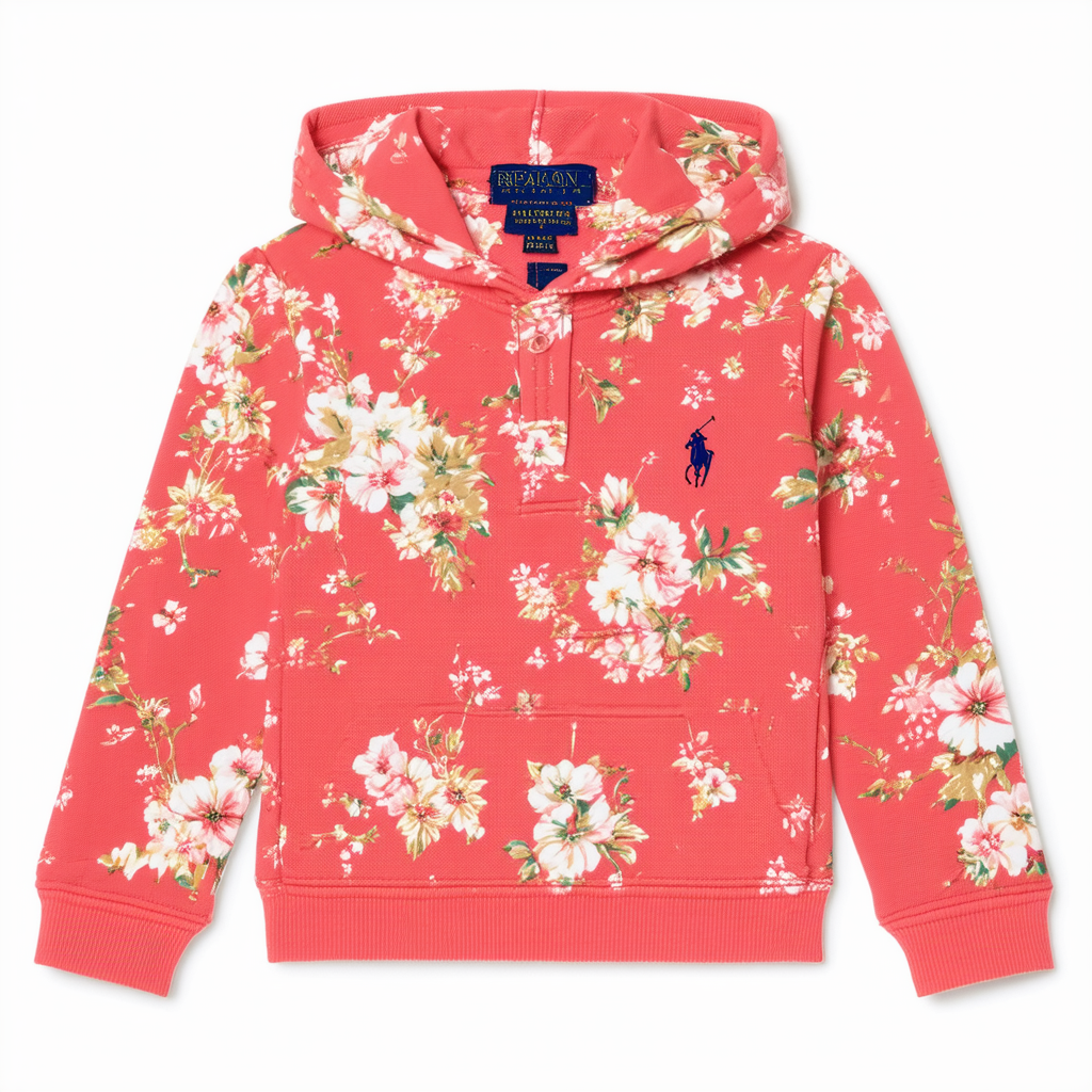 POLO RALPH LAUREN Kids Unisex-Child BEAKON Coral Mini Floral-K
