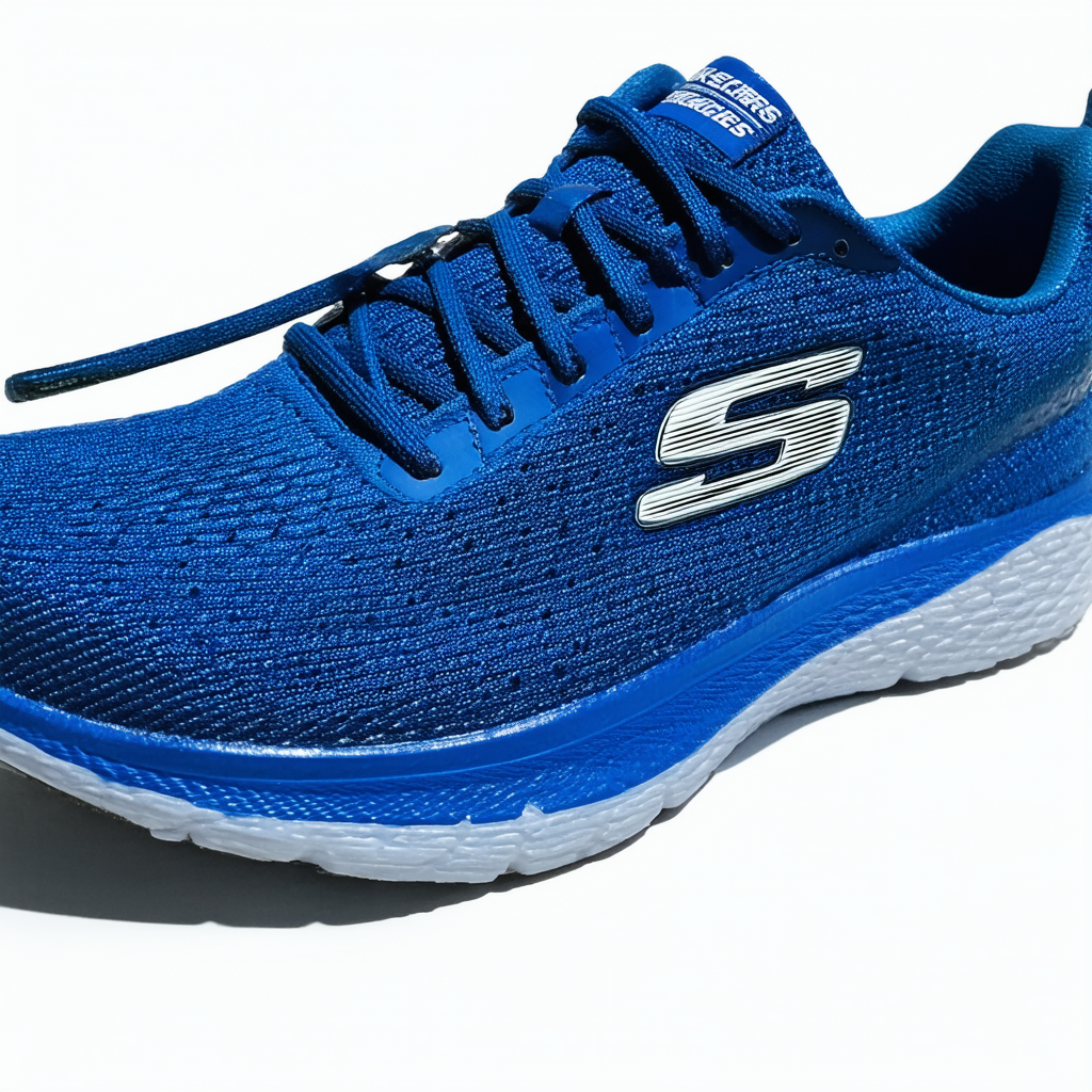 Skechers Go Run Razor Excess Mens Shoes Sneakers Lace Up Blue 8 US