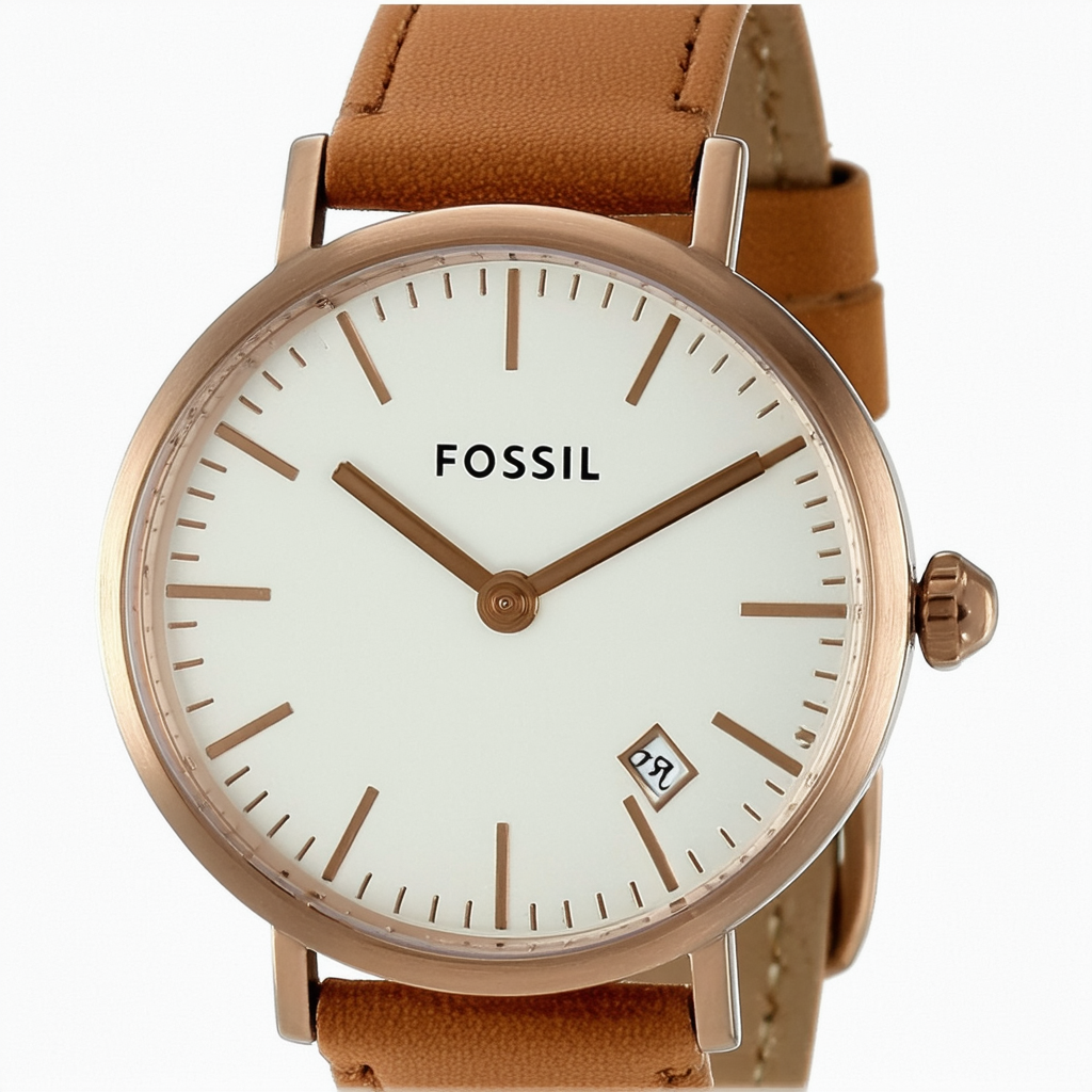 Fossil Women's ES4057 Vintage Muse Three-Hand Iron Leather Watch