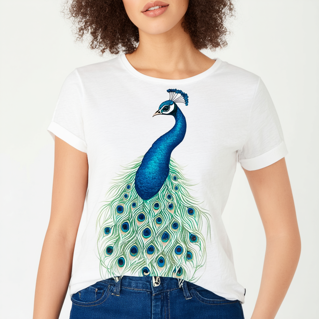 Lucky Brand Women's Peacock Tee