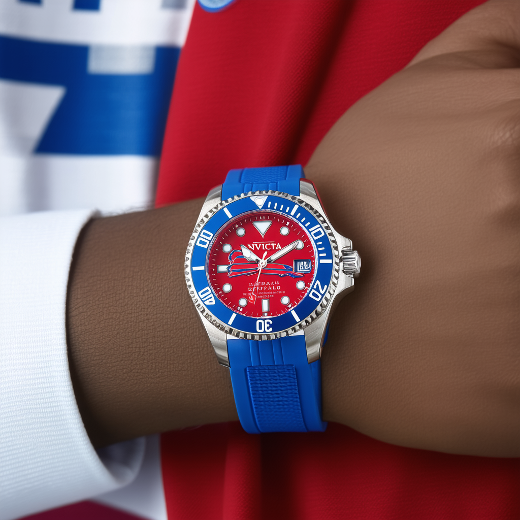 Invicta NFL Buffalo Bills Automatic Red Dial Men's Watch 32011
