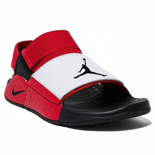 NIKE Men's JORDAN HYDRO 2 SANDALS 8 Men US (GYM RED/BLACK)