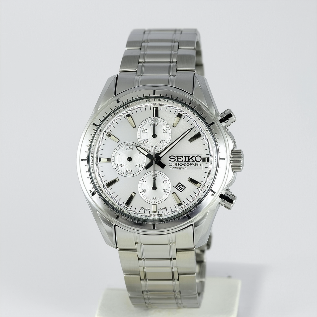 SEIKO Chronograph Silver Dial Men's Watch SSB291P1