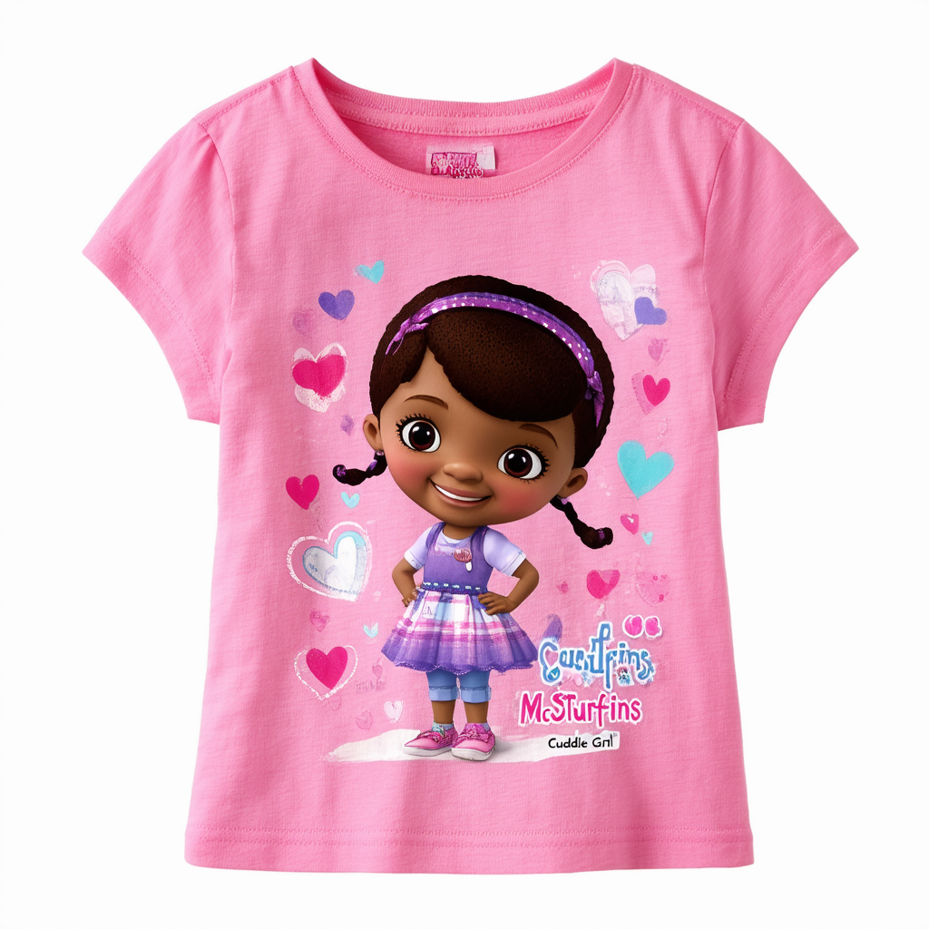 Official Doc McStuffins Cuddle Girl's T-Shirt