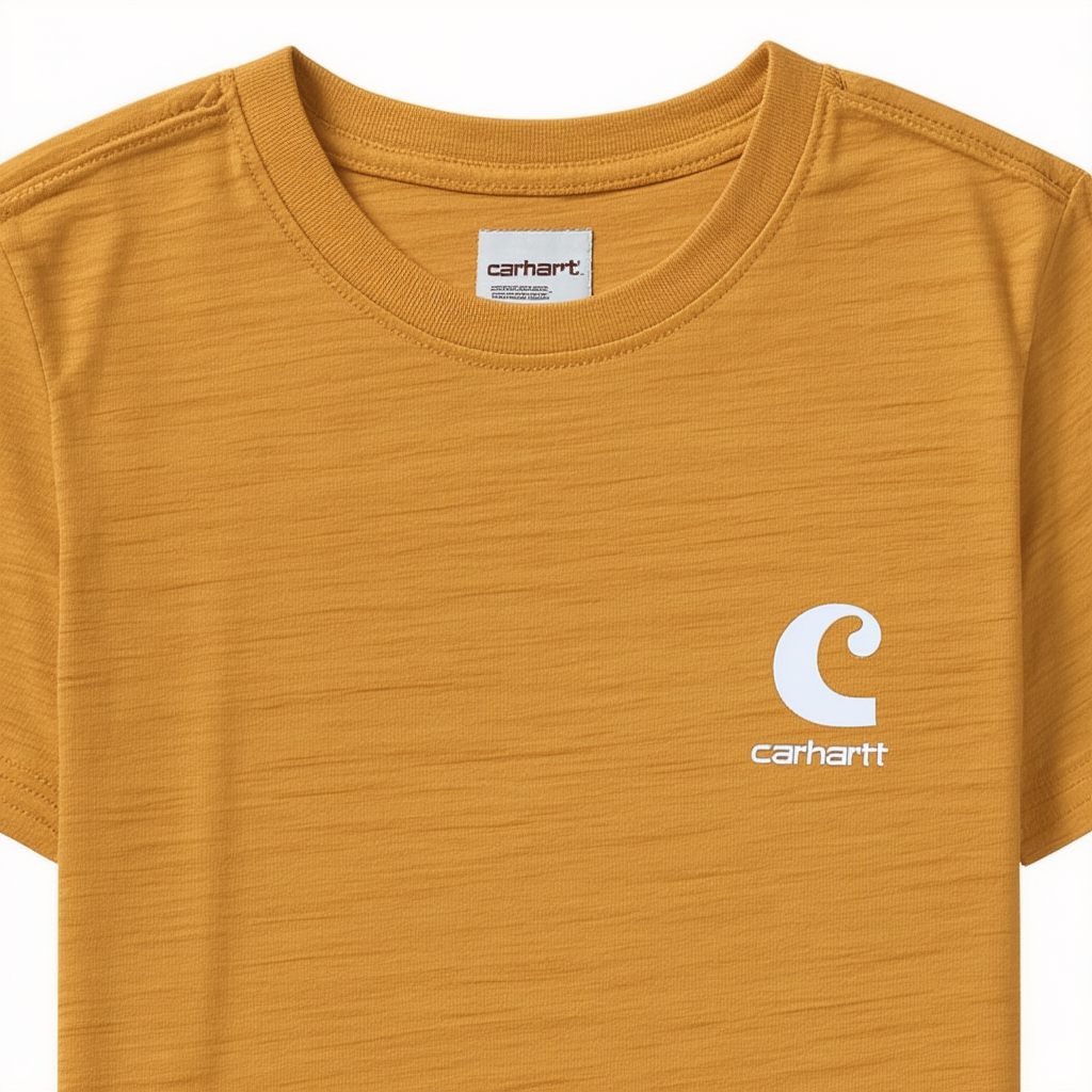 Carhartt Boys' Short-Sleeve Woodgrain C T-Shirt