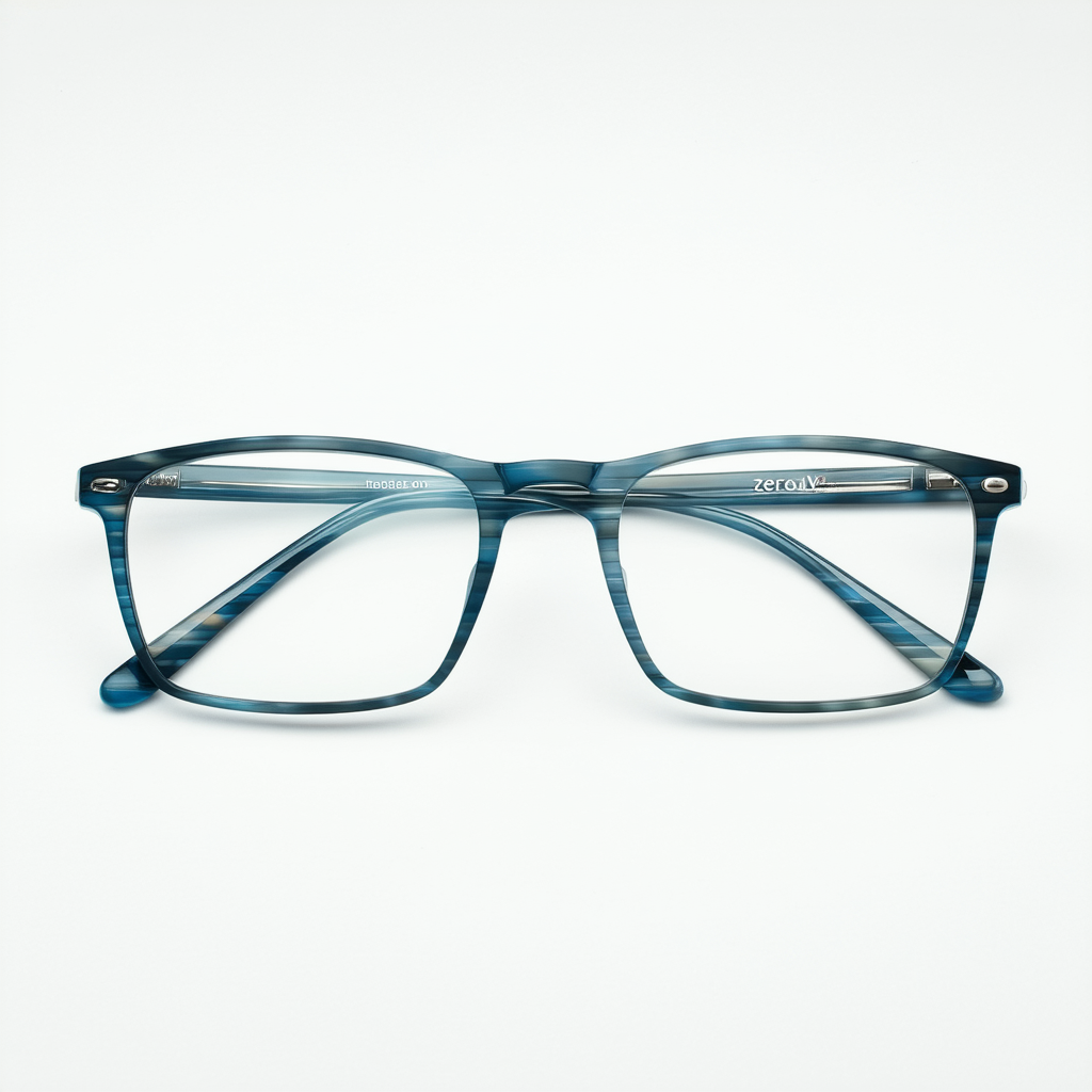 zeroUV Modern Horn Rimmed Clear Lens Rectangle Eyeglasses 52mm