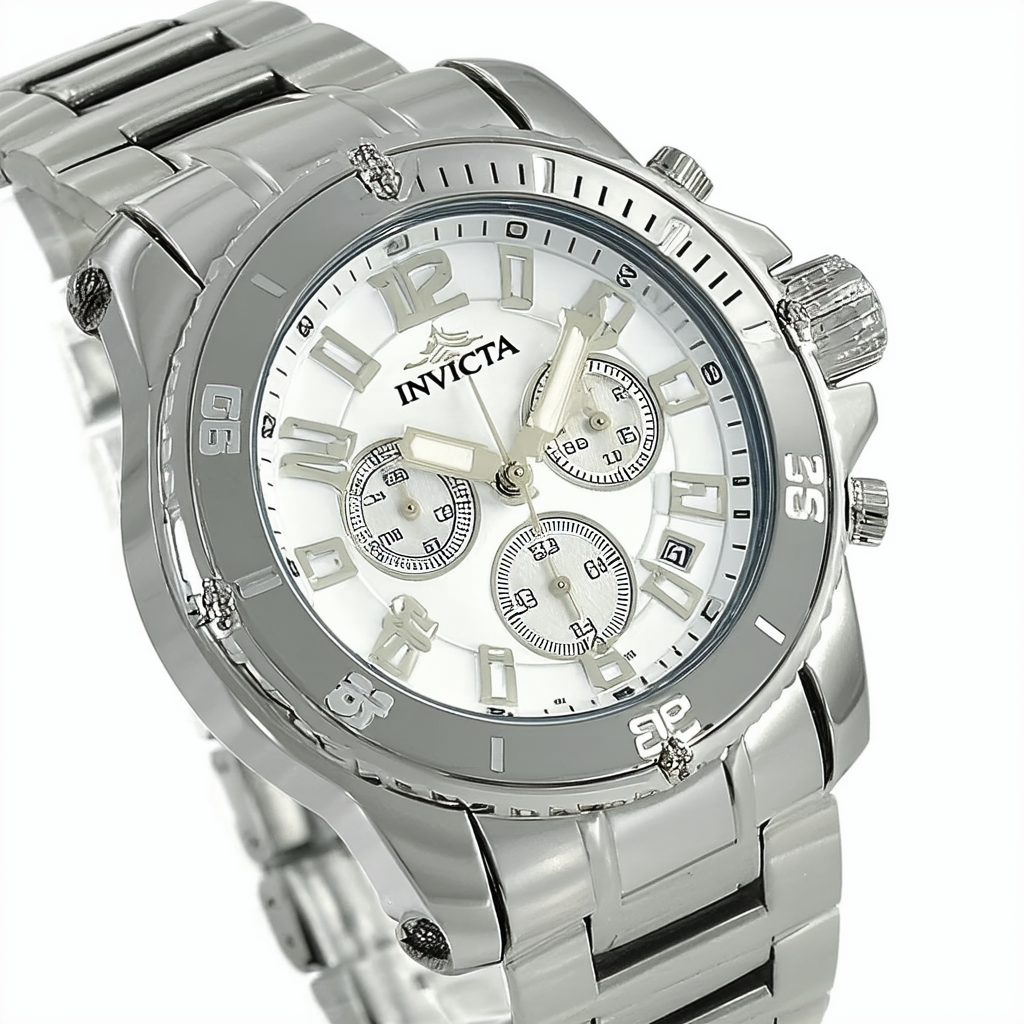 Invicta Men's 25541 Bolt Analog Display Quartz Silver Watch