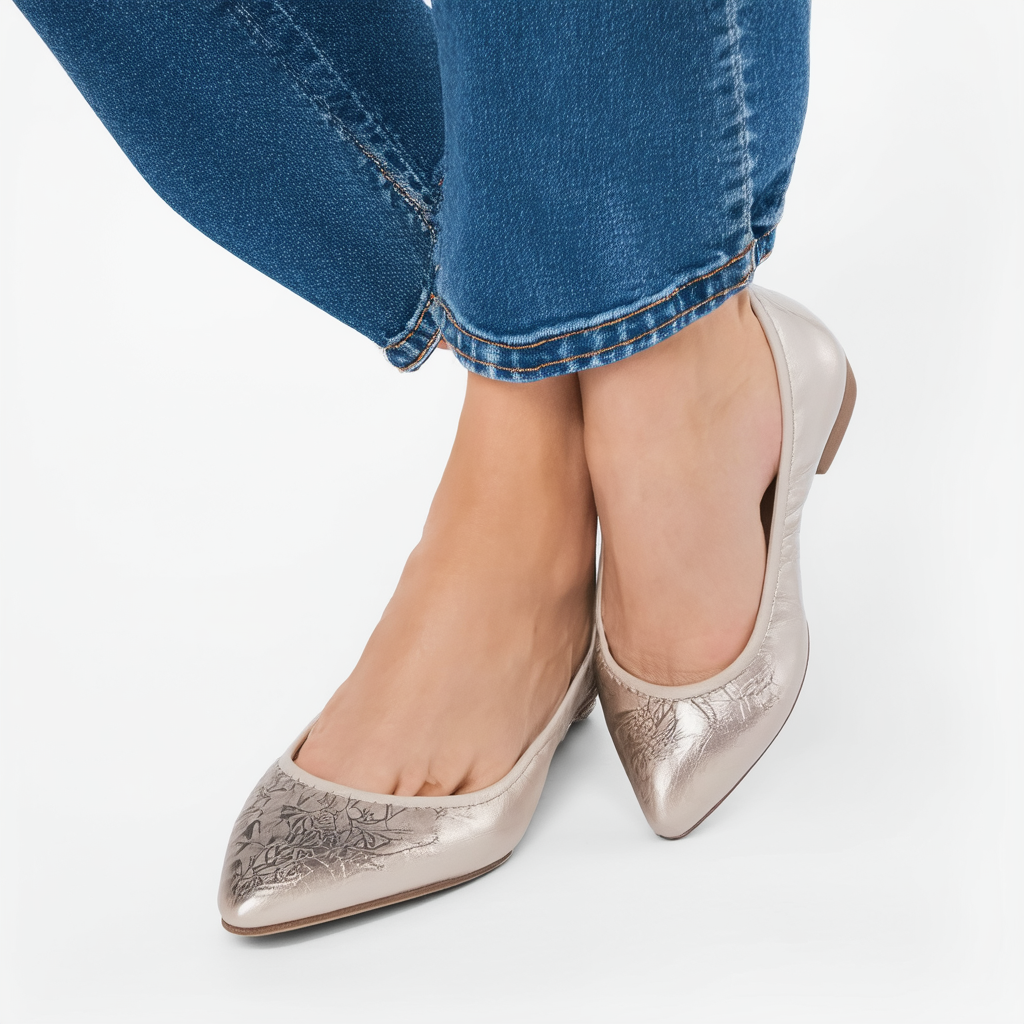 Nine West Women's Oblivion Leather Ballet Flat