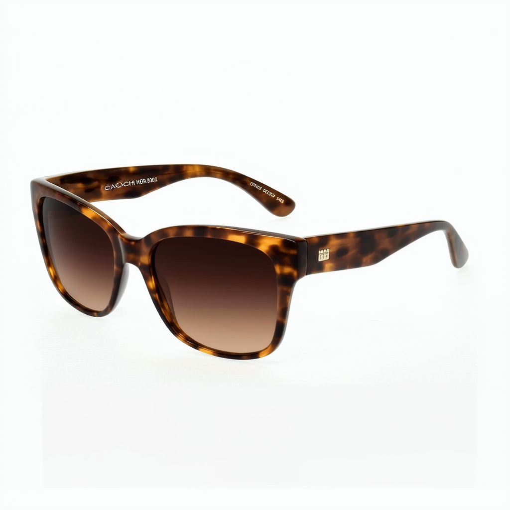 COACH Women's HC8012 Sunglasses Tortoise/Brown Gradient 53mm