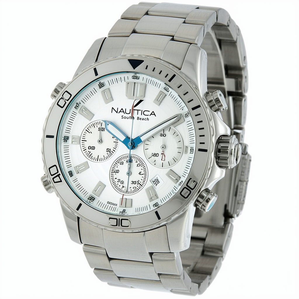Nautica Men's N09601G "South Beach" Stainless Steel Watch