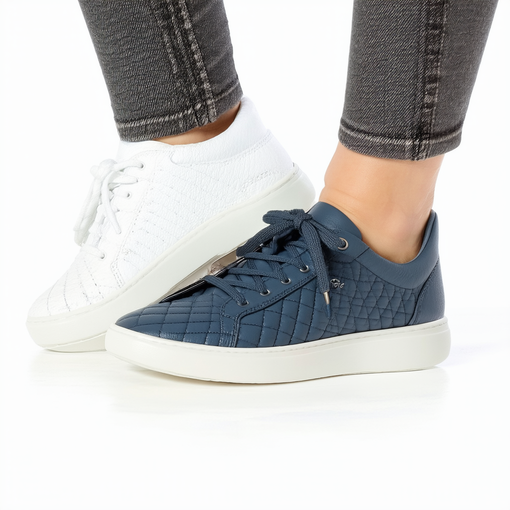 ECCO Women's Soft 7 Quilted Tie Fashion Sneaker