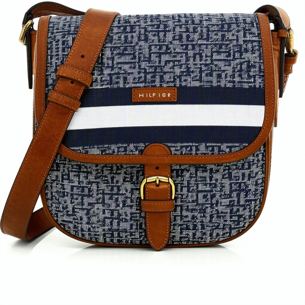 Tommy Hilfiger Th Jacquard Saddle Bag
