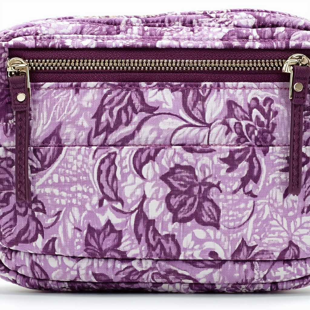 Vera Bradley Triple Zip Hipster - Solids (Raisin)