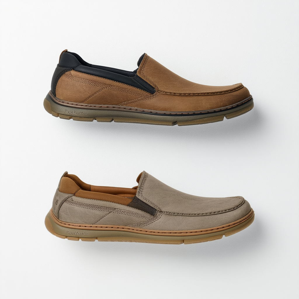 Rockport Men's Wispen Mocc Toe Slip On-