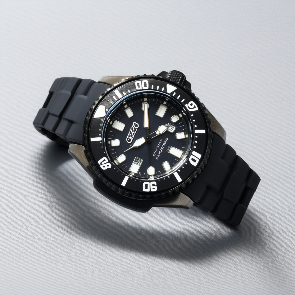 Seiko Prospex"Arnie" Re-Issue Sports Solar Diver's 200M Silicone Band Watch SNJ025P1