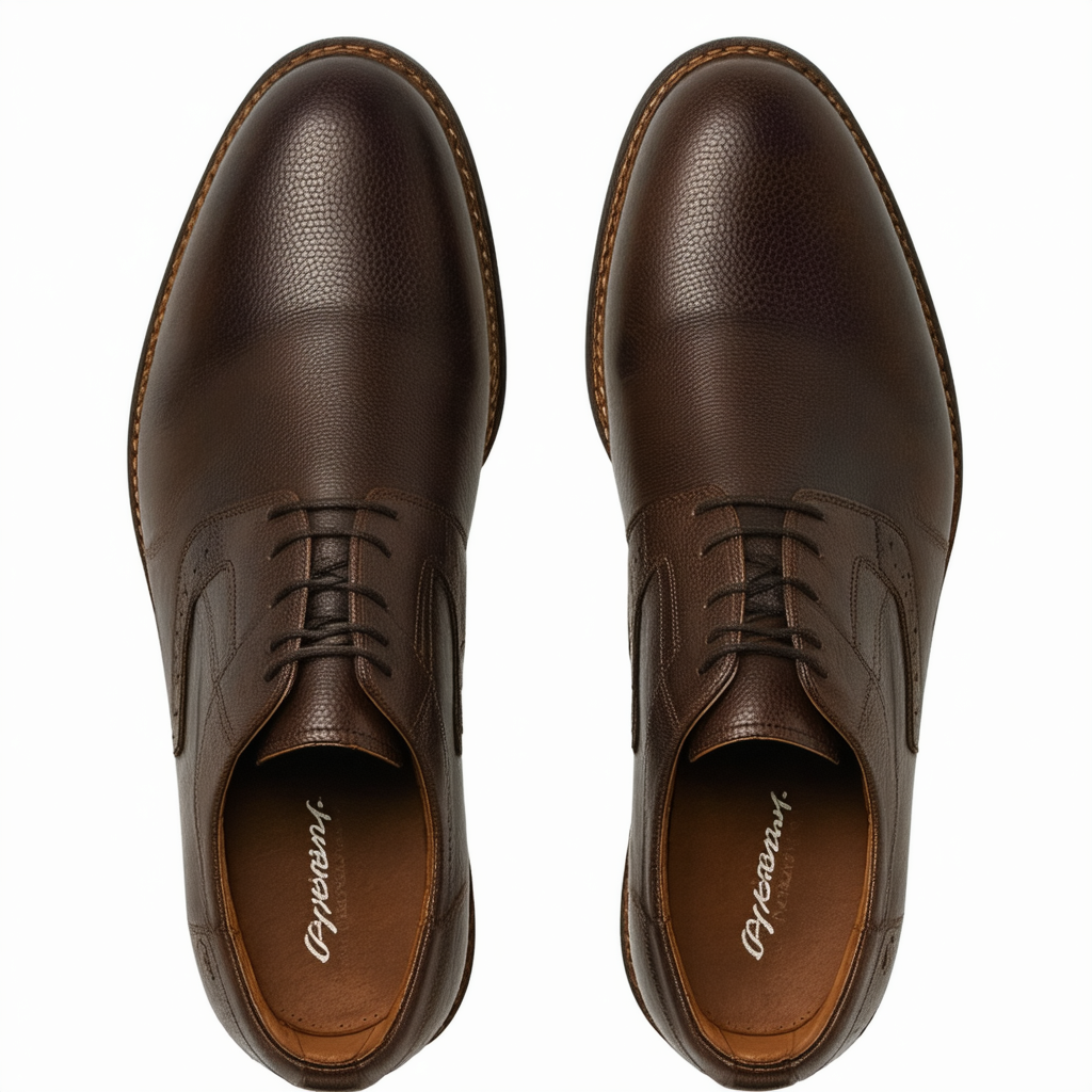 Clarks Men's Kempton Lace Oxford, Dark Brown Leather 8 wide US