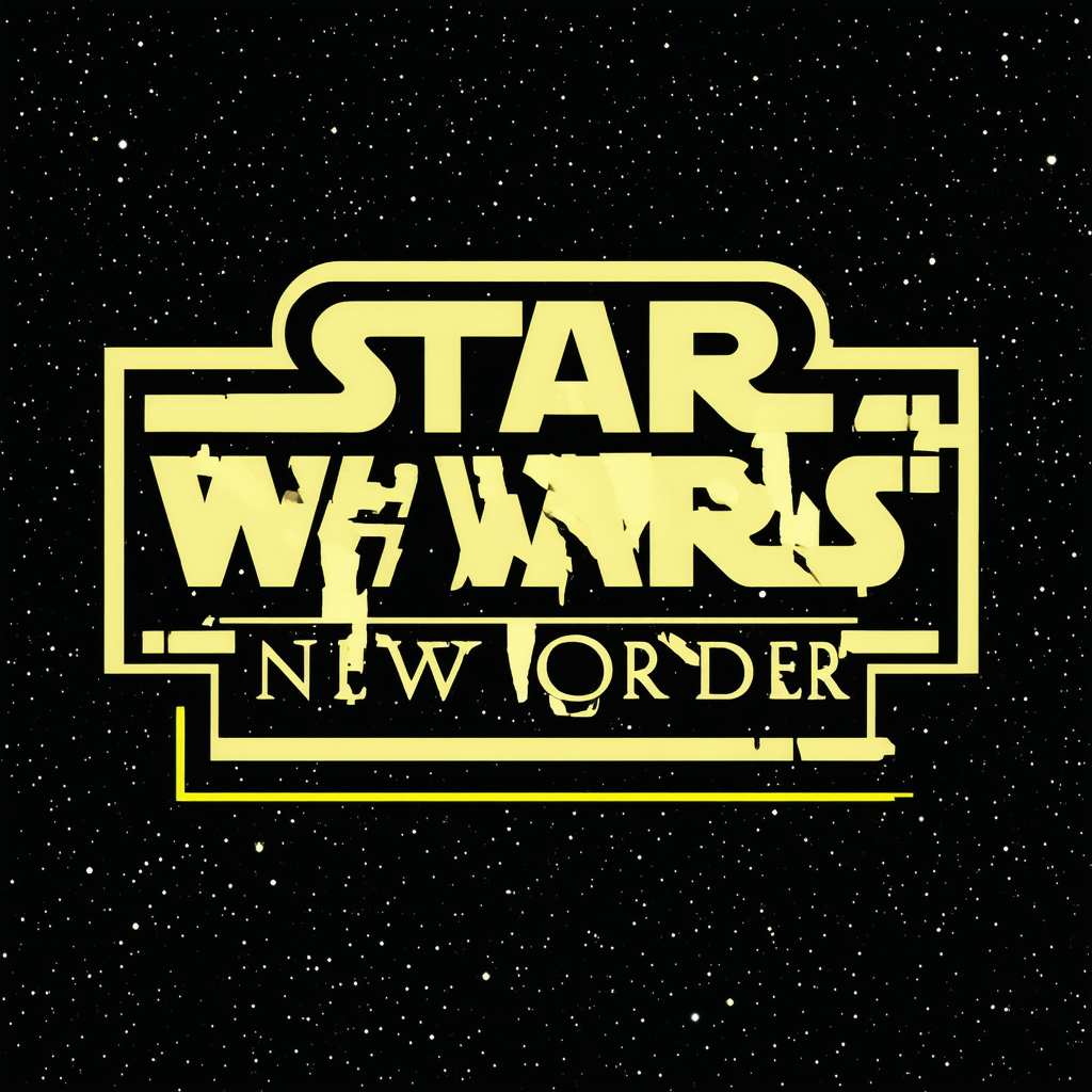 STAR WARS Boys' Big New Order Logo Tee