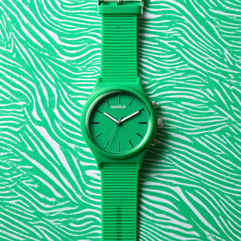 Swatch Sky Zebra, Green