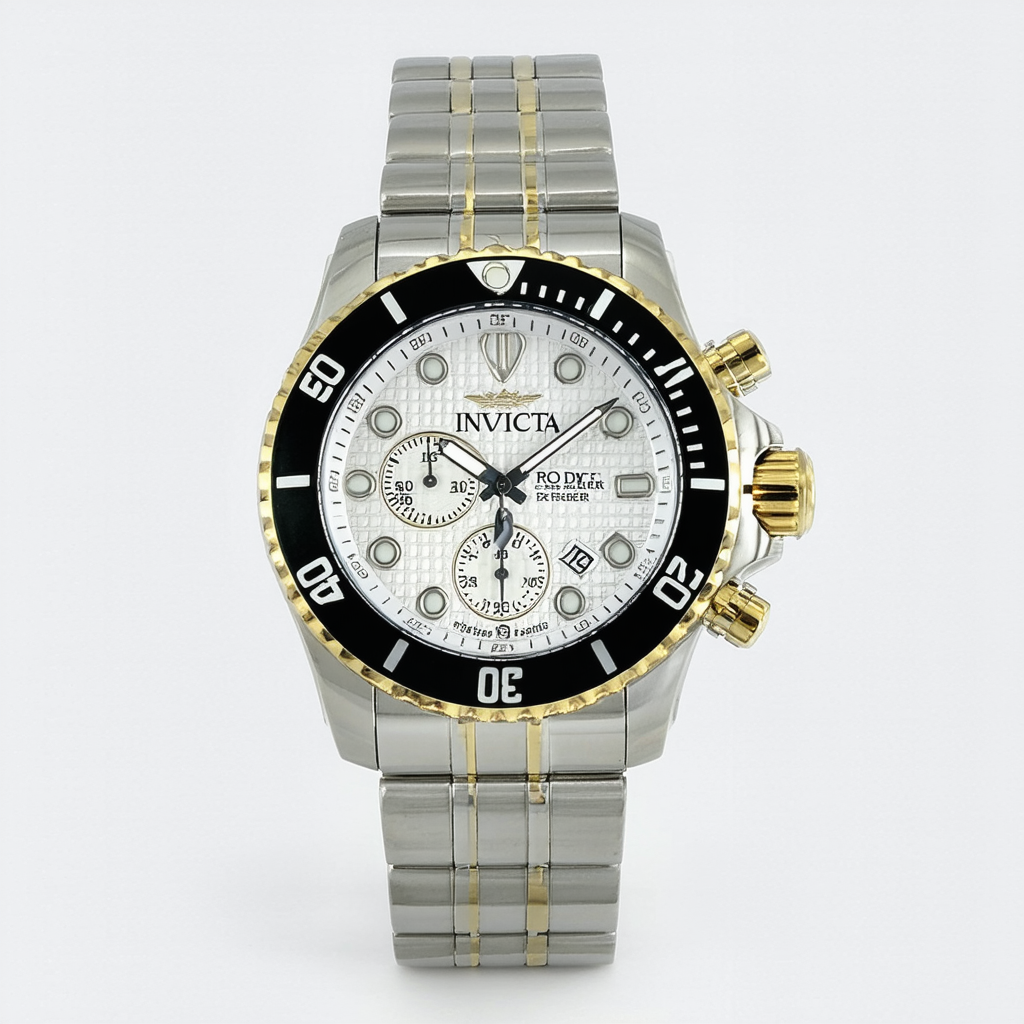 Invicta Men's 'Pro Diver' Quartz Stainless Steel Casual Watch (Model: 21856)