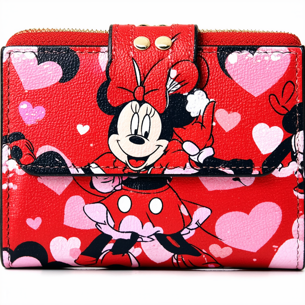 Loungefly Mickey+Minnie Valentines Flap Wallet