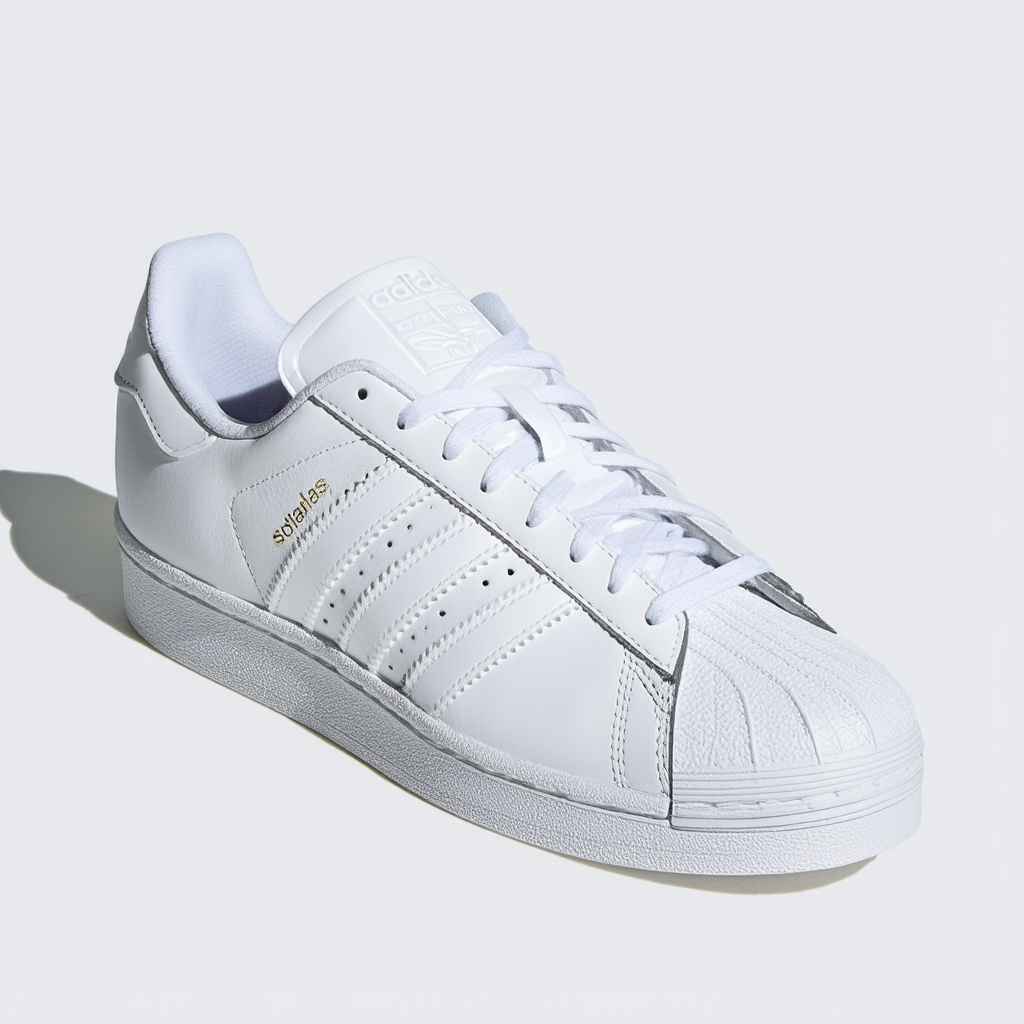 adidas Originals mens Super Star Sneaker, White/White/White, 16 US
