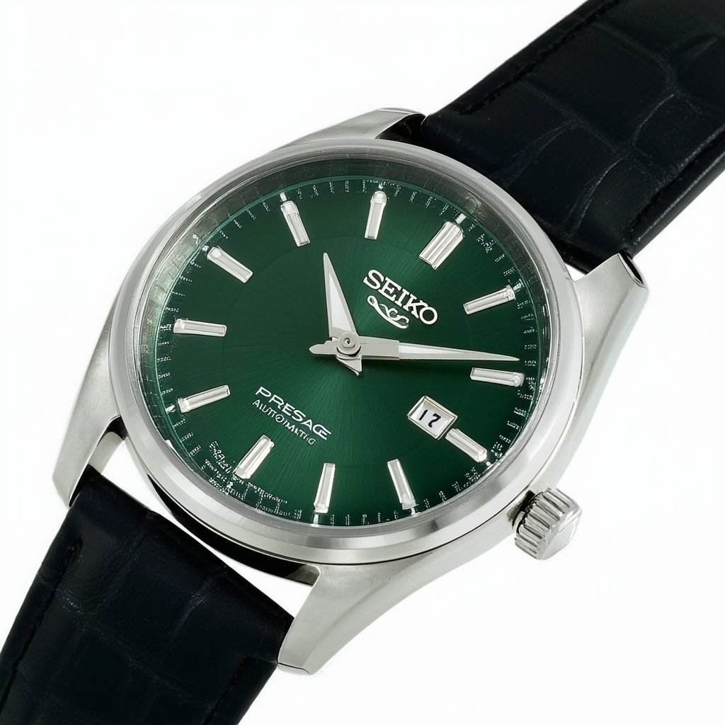 SEIKO Presage Automatic Green Dial Men's Watch SRPG07