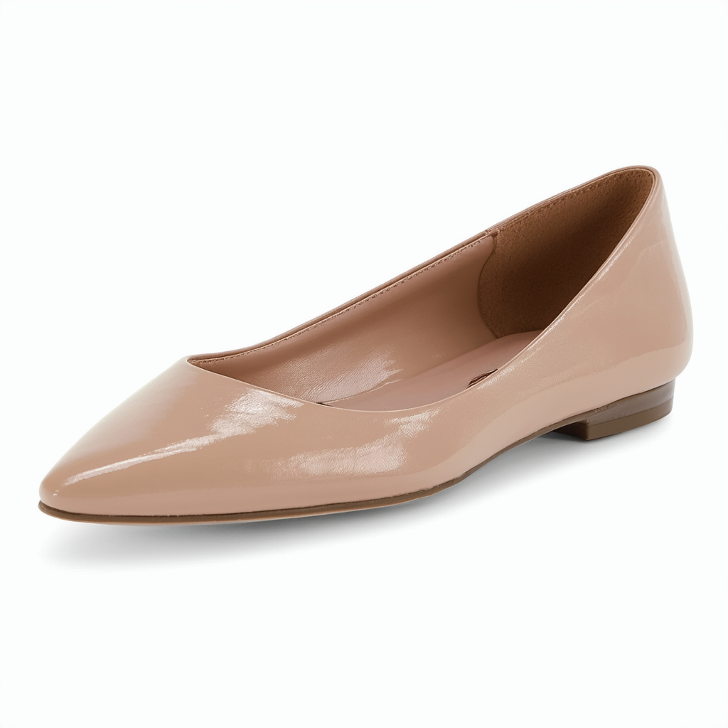 Nine West Women's Zenda Synthetic Ballet Flat