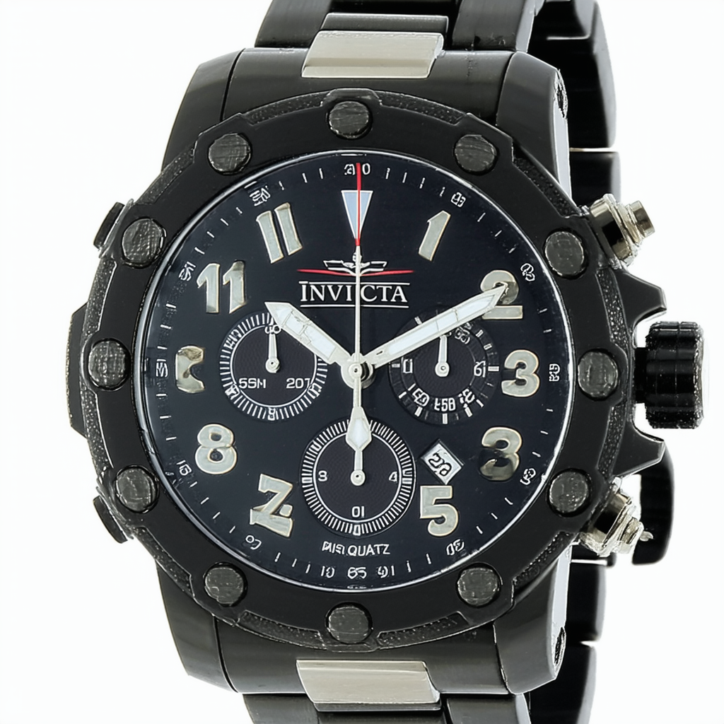 Invicta Men's 19906 S1 Rally Analog Display Japanese Quartz Black Watch