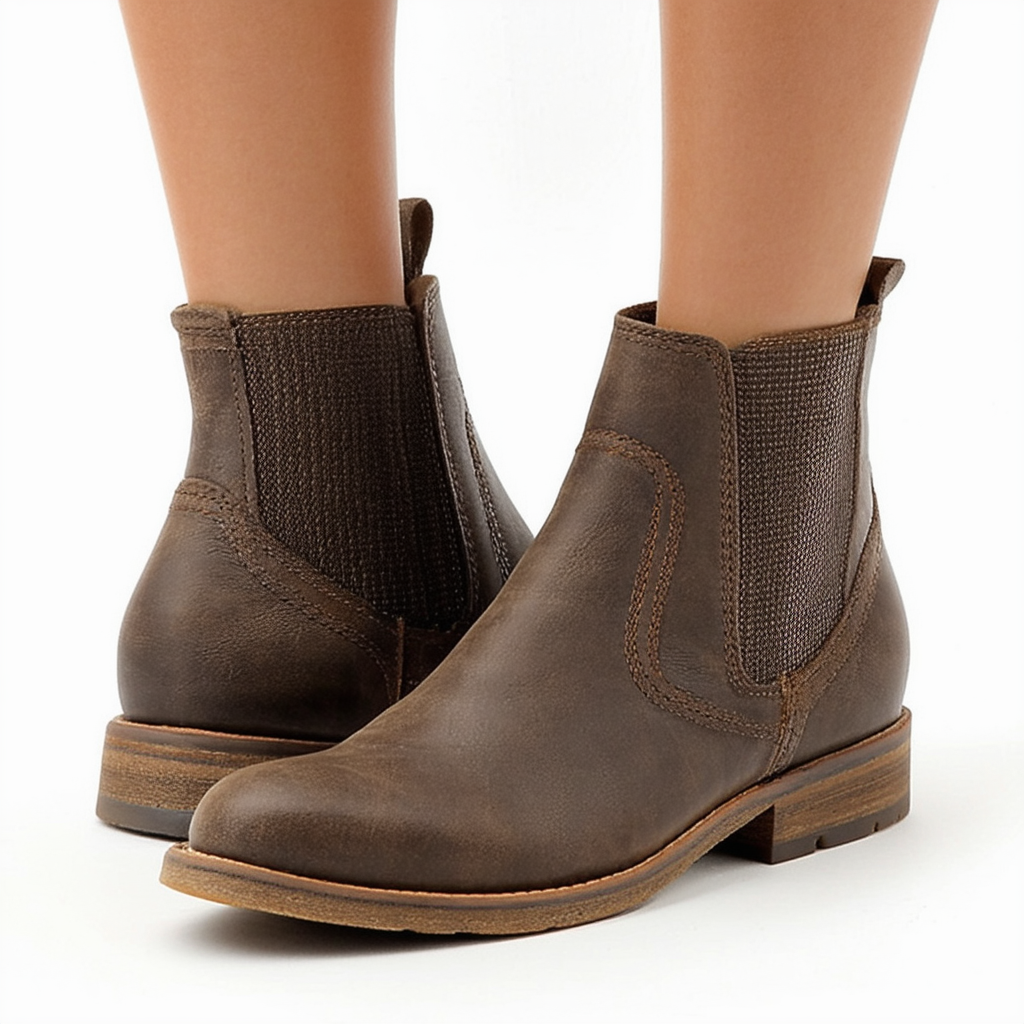 Lucky Brand Women's Basel Ankle Bootie, Shitake, 9 M US