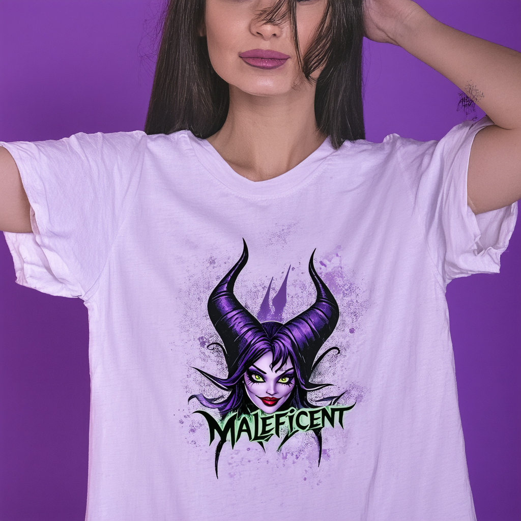 Junior's Sleeping Beauty Maleficent Twisted Queen T-Shirt