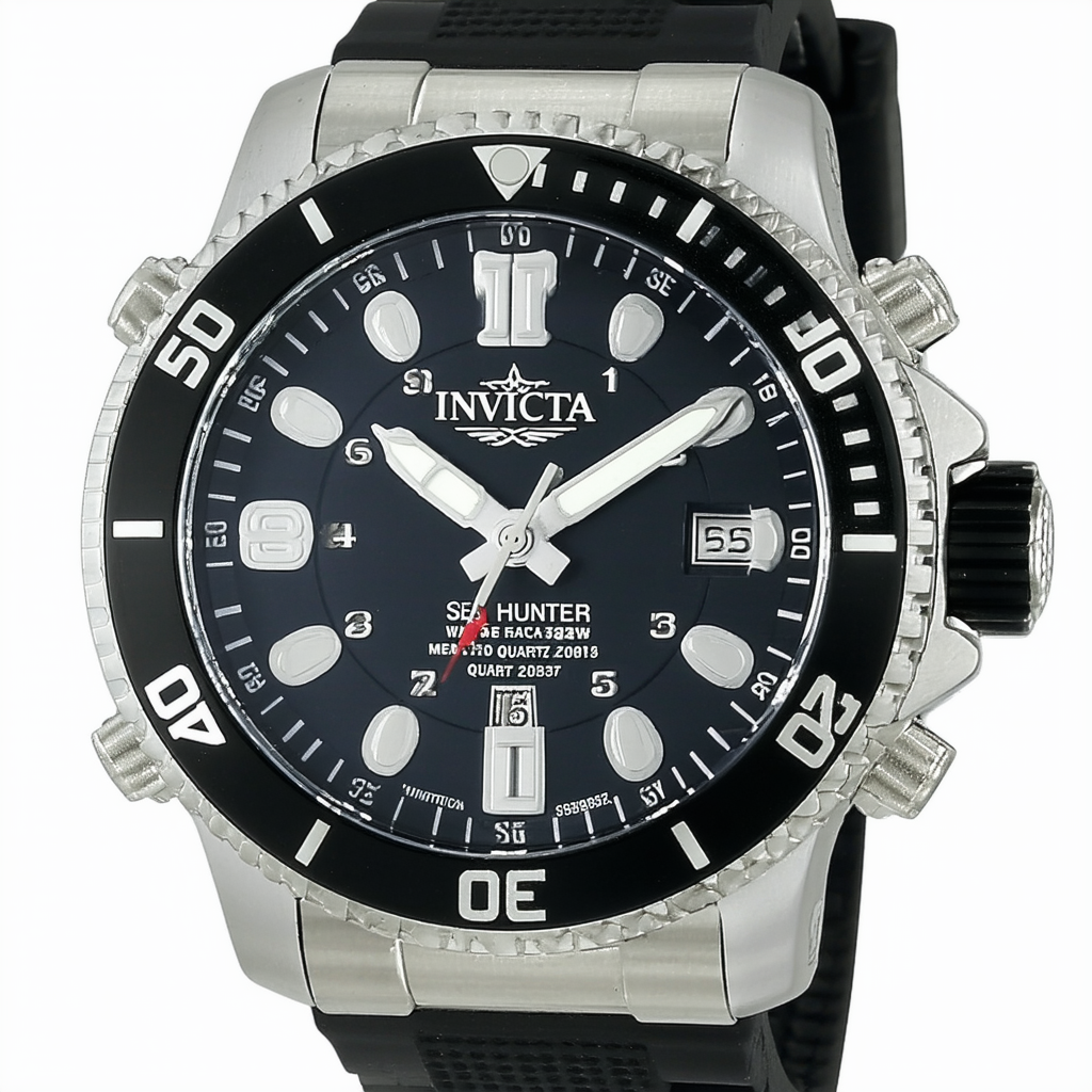 Invicta Mens Sea Hunter Quartz Watch, Grey, 29955