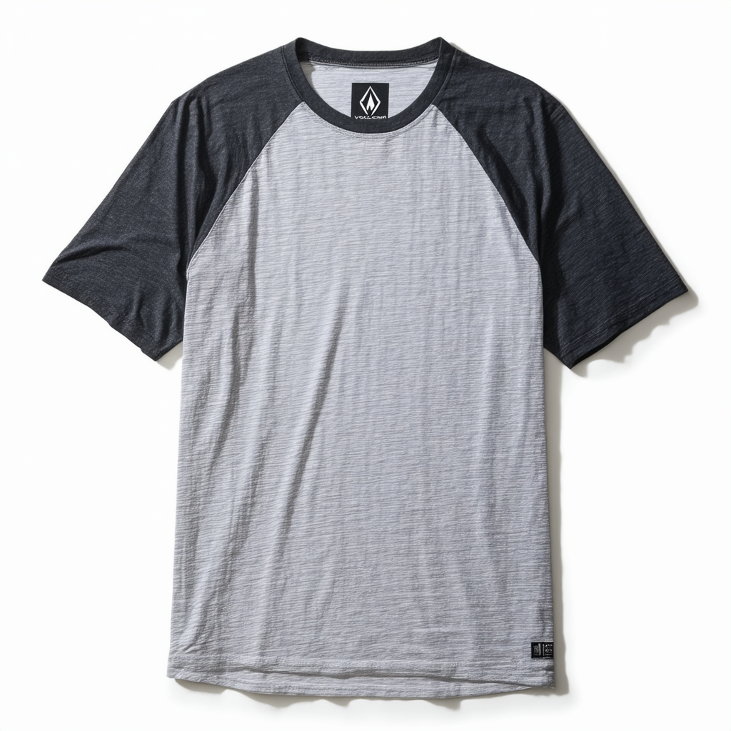 Volcom Men's Over Run Short Sleeve Raglan T-Shirt